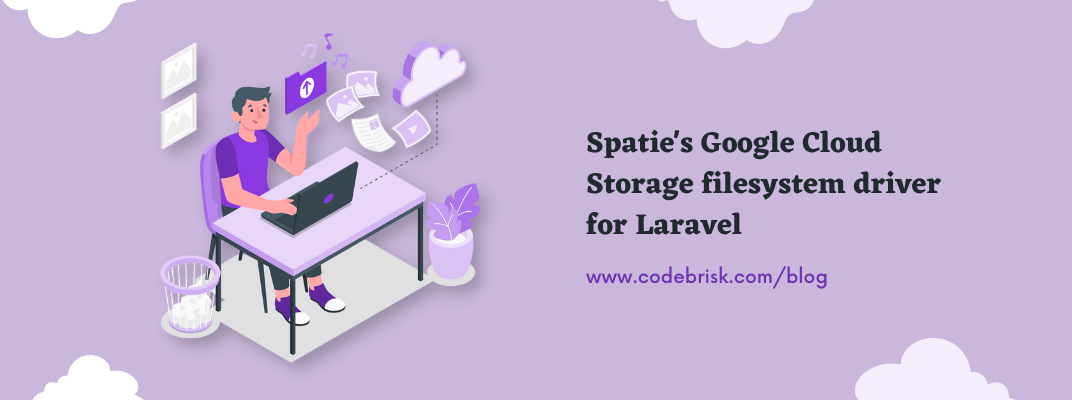 Google Cloud Storage Filesystem Driver for Laravel by Spatie cover image